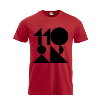 Rød t-skjorte 110 år