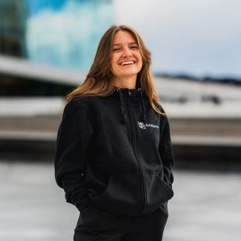 Sort hettejakke Kristiania